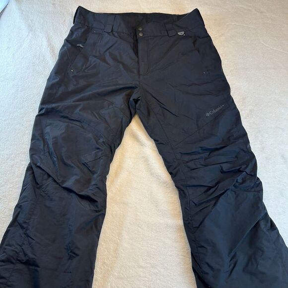 Columbia Crystal Pass Womens Omni Tech Ski Snowboard Pants SL8291 Black Large - Picture 1 of 9